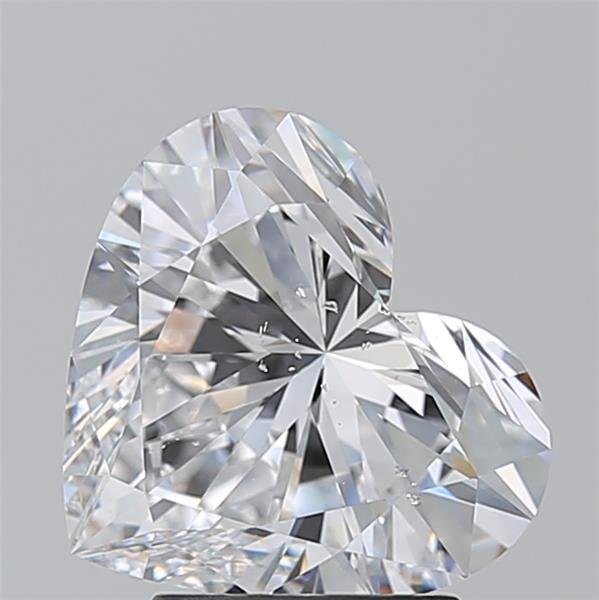 3.03ct E SI2 Rare Carat Ideal Cut Heart Diamond
