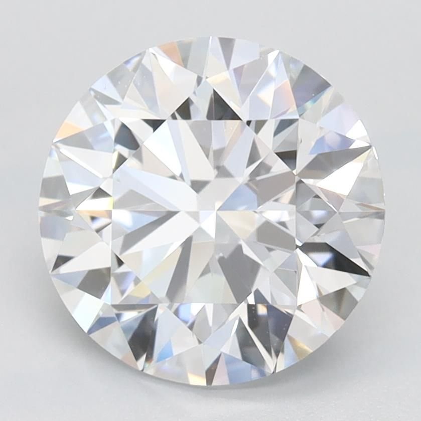 2.12ct D VVS2 Rare Carat Ideal Cut Round Lab Grown Diamond