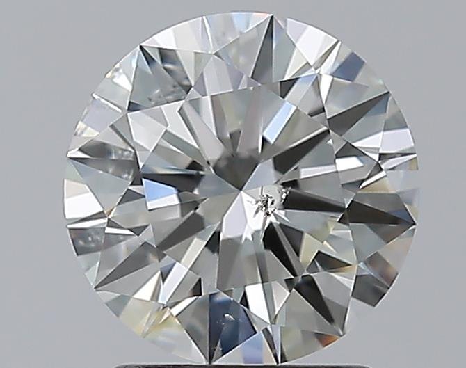 1.71ct I SI2 Rare Carat Ideal Cut Round Diamond