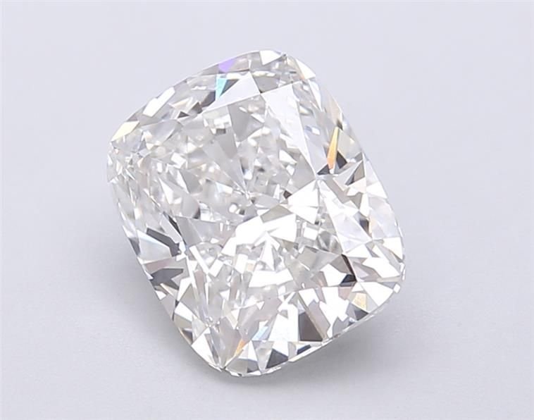 2.58ct F VS1 Rare Carat Ideal Cut Cushion Lab Grown Diamond