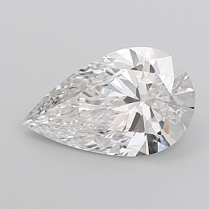 3.06ct E VS2 Rare Carat Ideal Cut Pear Lab Grown Diamond