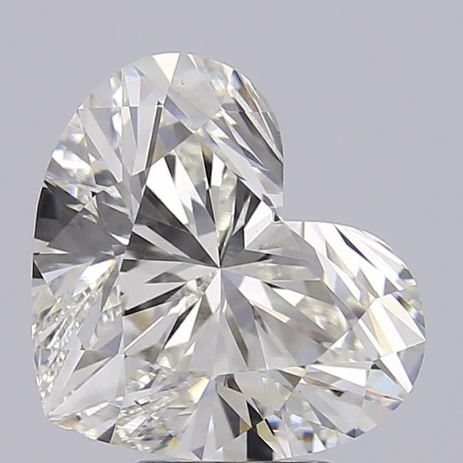 5.04ct G VS1 Rare Carat Ideal Cut Heart Lab Grown Diamond