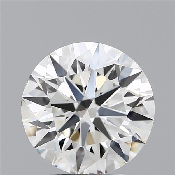 3.01ct I VS2 Excellent Cut Round Lab Grown Diamond