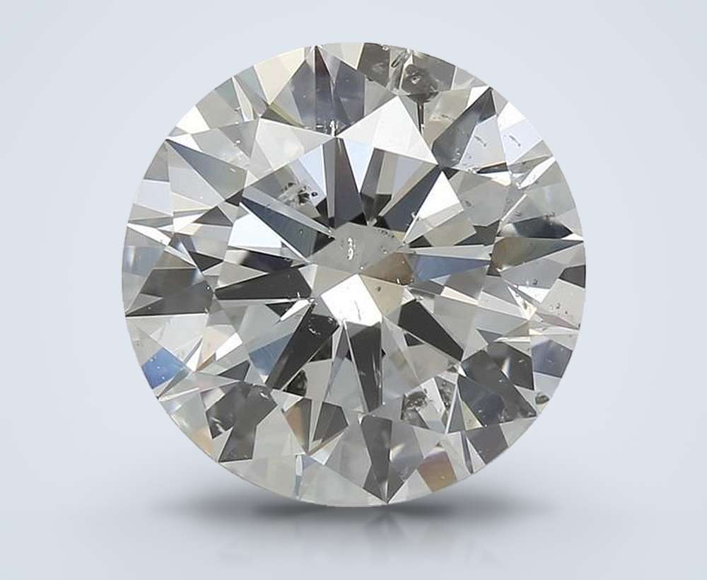 3.65 Carat Round Natural Diamond