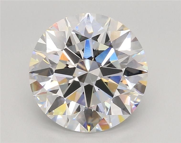 5.05ct F VVS2 Rare Carat Ideal Cut Round Lab Grown Diamond