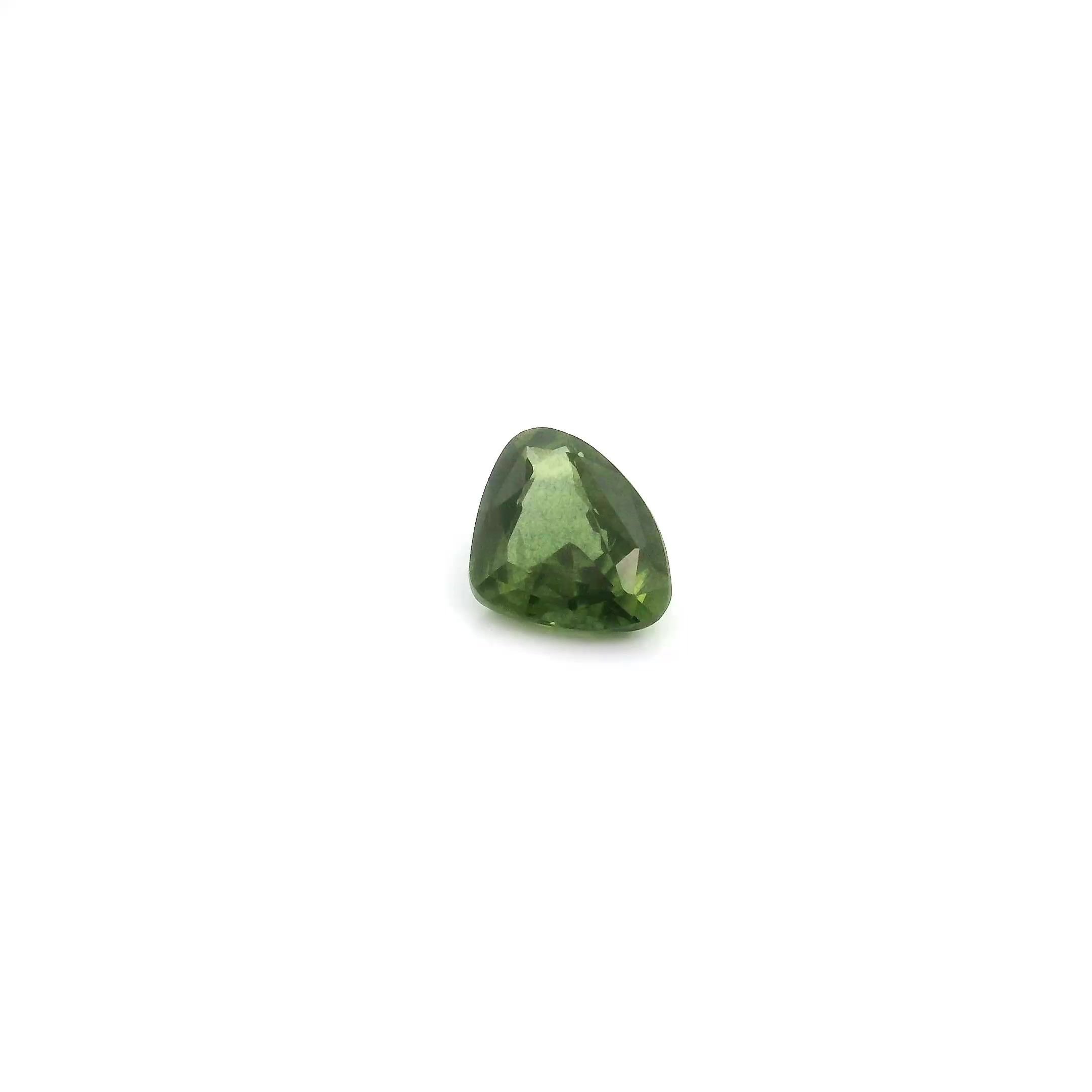0.52 Carat Green Pear Sapphire