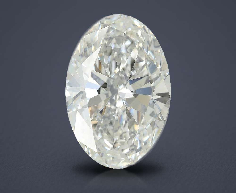 7.72 Carat Oval Lab Diamond