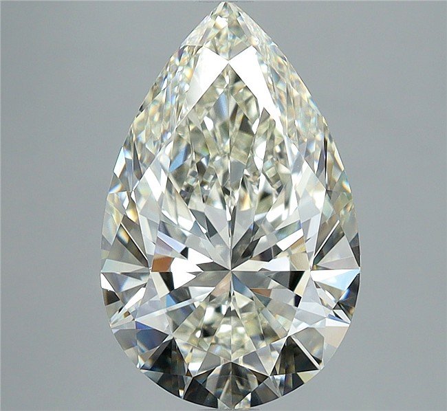 3.03ct K VS1 Rare Carat Ideal Cut Pear Diamond