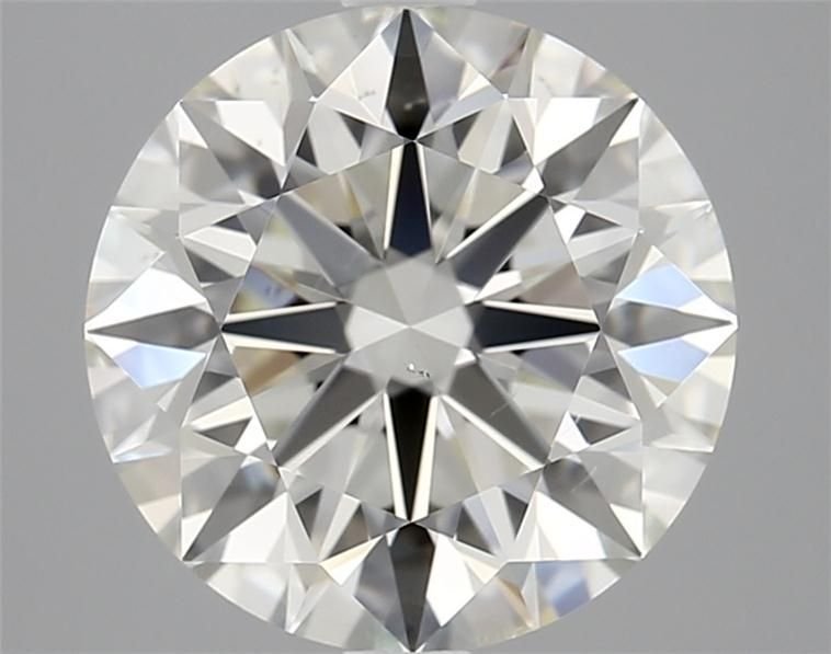 3.08ct I SI1 Rare Carat Ideal Cut Round Diamond