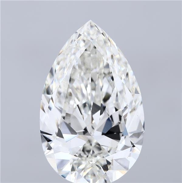 20.11ct H VVS2 Rare Carat Ideal Cut Pear Lab Grown Diamond