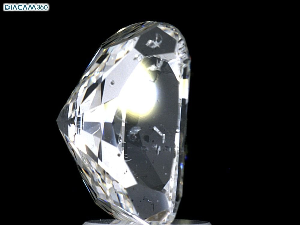 3.77ct J SI2 Very Good Cut Cushion Diamond
