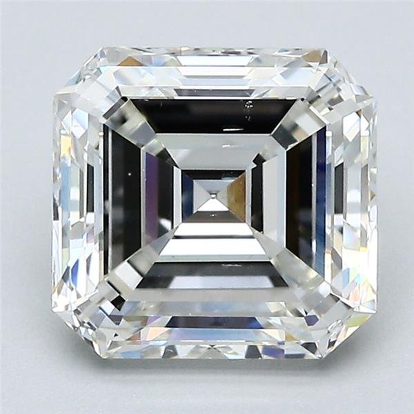 3.03ct H SI1 Very Good Cut Asscher Diamond