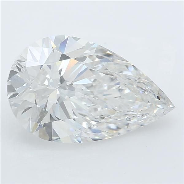 2.19ct F VS1 Rare Carat Ideal Cut Pear Lab Grown Diamond