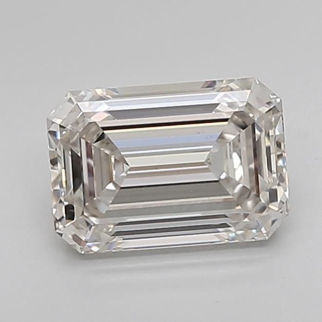 2.05ct H VS1 Rare Carat Ideal Cut Emerald Lab Grown Diamond