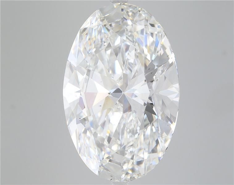 11.53ct F VS2 Rare Carat Ideal Cut Oval Lab Grown Diamond