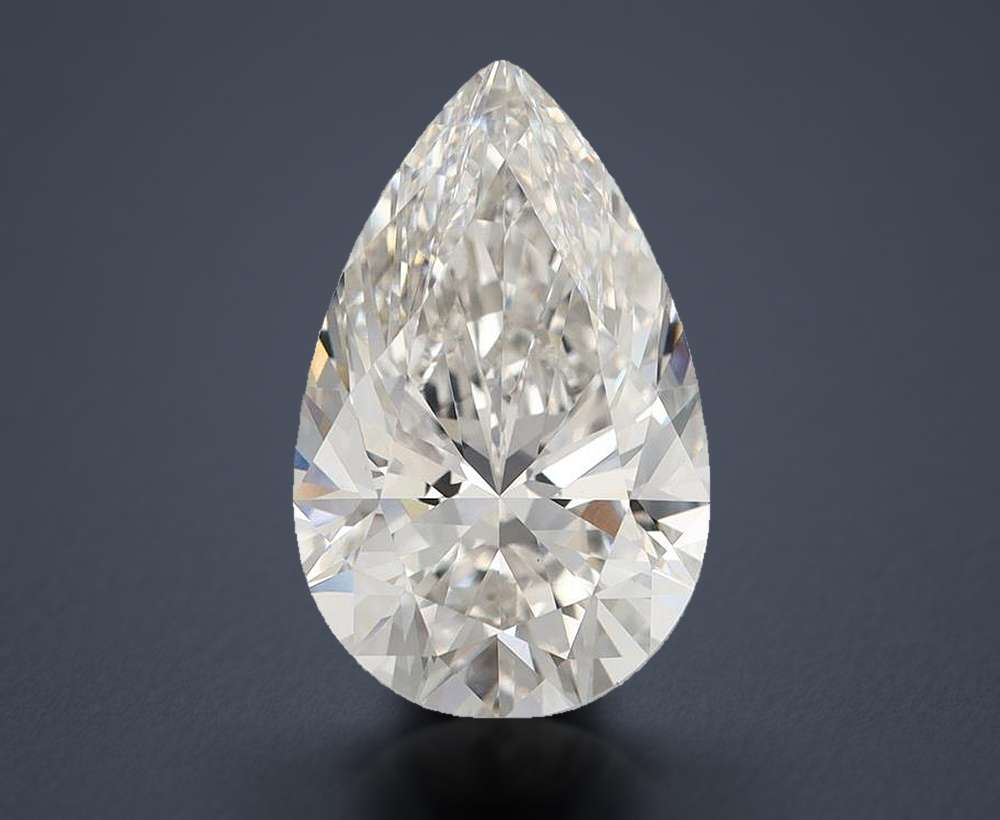 5.23 Carat Pear Lab Diamond