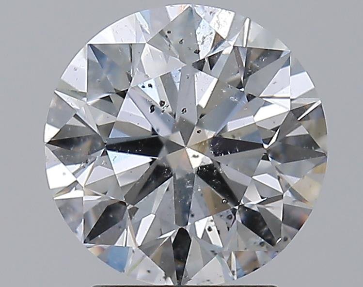 2.70ct D SI2 Rare Carat Ideal Cut Round Diamond