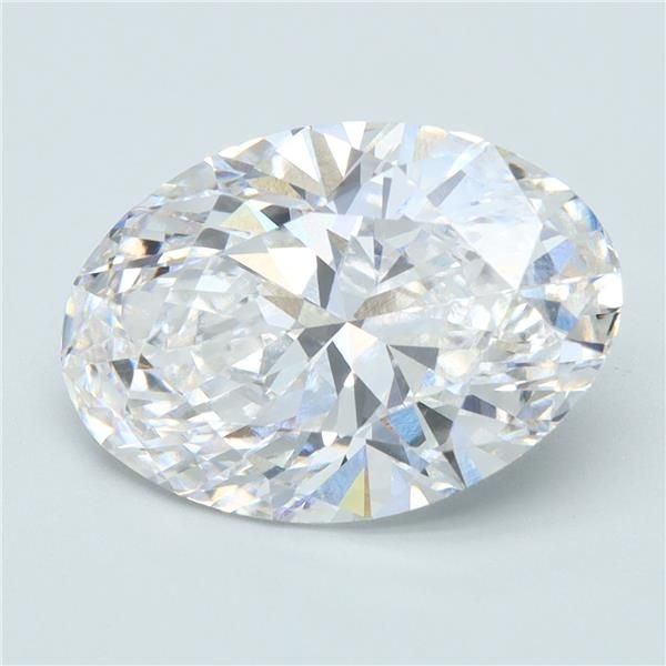 4.81ct F VVS2 Rare Carat Ideal Cut Oval Lab Grown Diamond