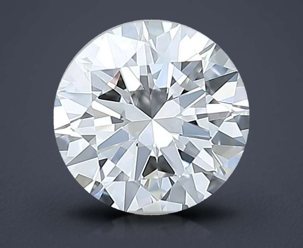 0.70 Carat Round Natural Diamond