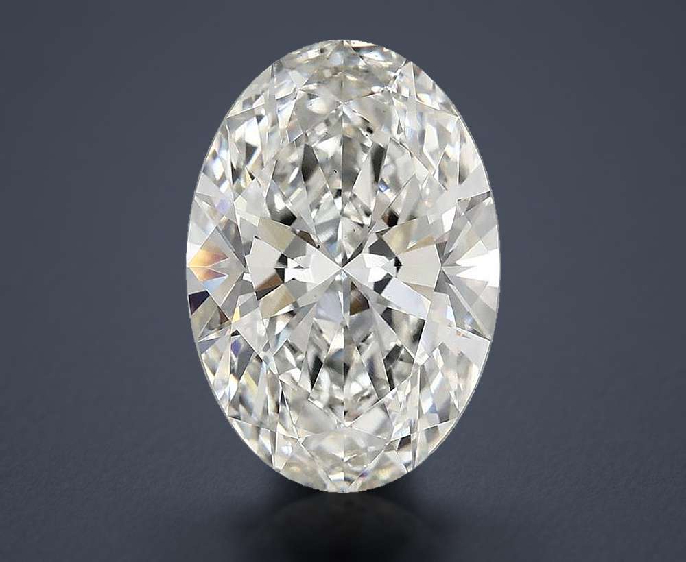 3.76 Carat Oval Lab Diamond