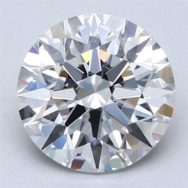 2.54ct D VS1 Rare Carat Ideal Cut Round Lab Grown Diamond
