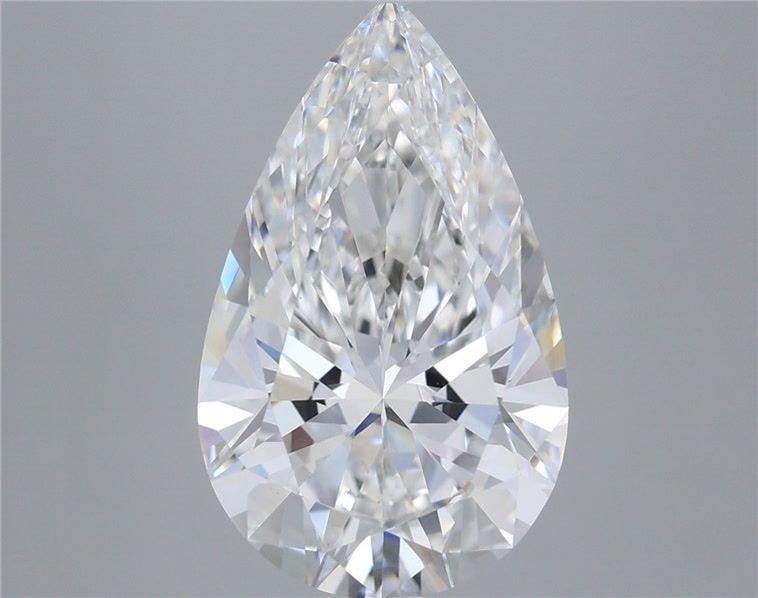 5.58 Carat Pear Lab Diamond