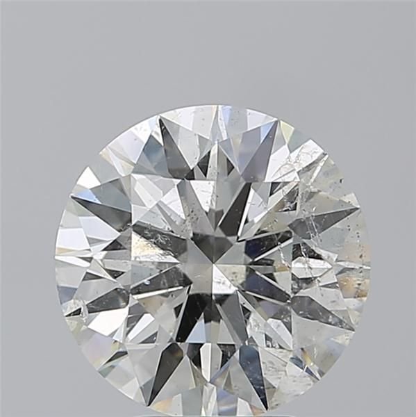 4.03ct H SI2 Rare Carat Ideal Cut Round Diamond