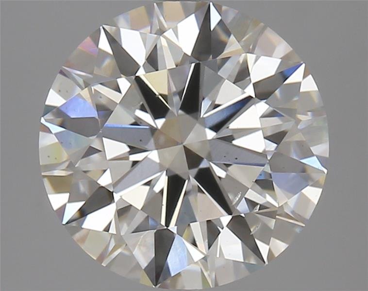 3.26ct G VS2 Rare Carat Ideal Cut Round Lab Grown Diamond