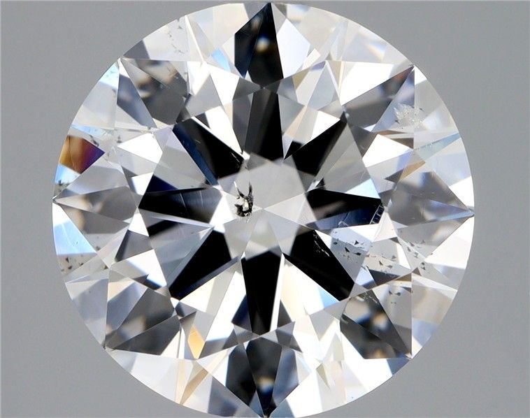 3.01ct G SI2 Rare Carat Ideal Cut Round Diamond