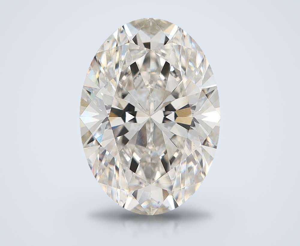 3.80 Carat Oval Lab Diamond