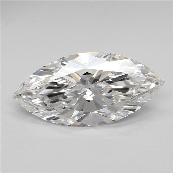 4.70ct F VVS2 Rare Carat Ideal Cut Marquise Lab Grown Diamond