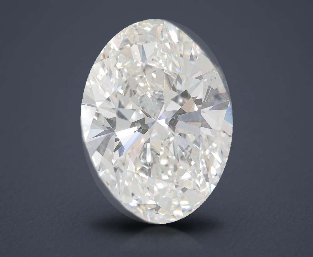6.43 Carat Oval Lab Diamond