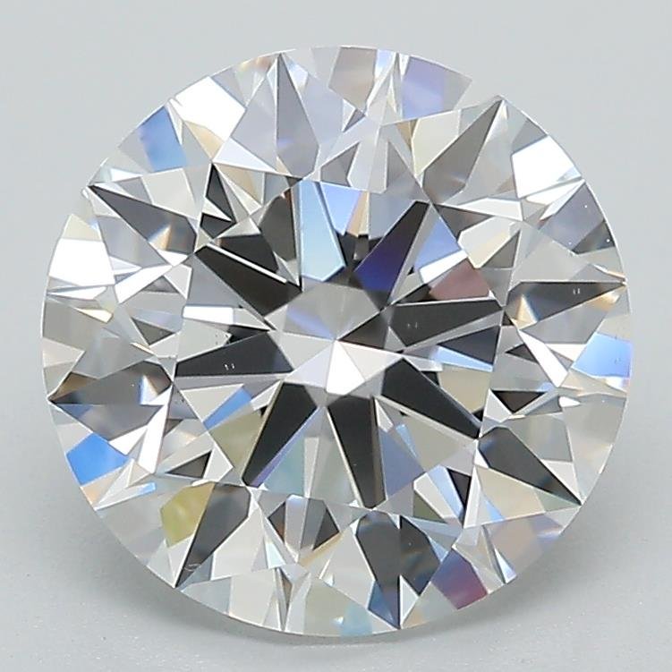 3.09ct D VS2 Rare Carat Ideal Cut Round Lab Grown Diamond