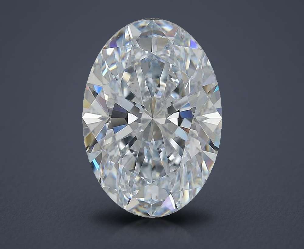 7.52 Carat Oval Lab Diamond