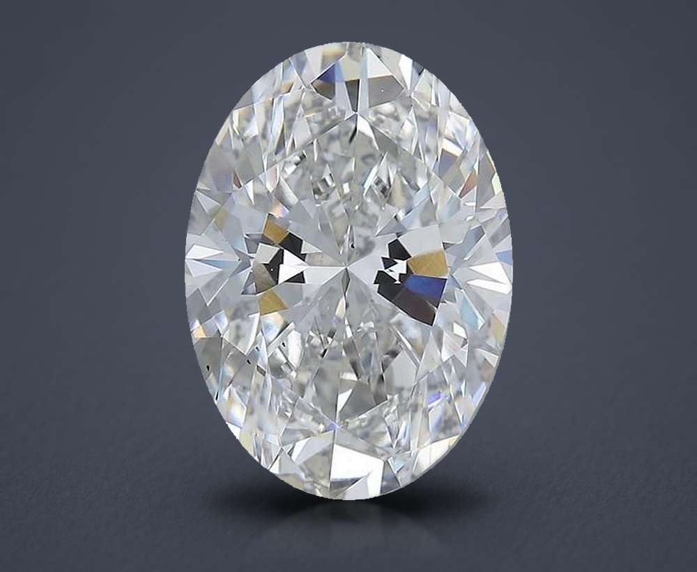 4.58 Carat Oval Lab Diamond