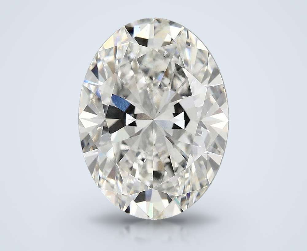 4.96 Carat Oval Lab Diamond