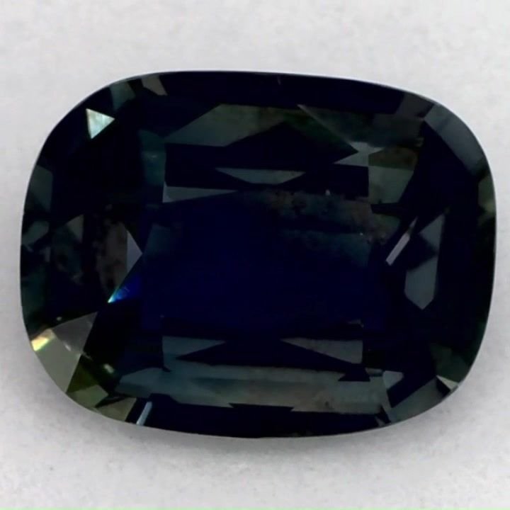 1.16 Carat Green Cushion Sapphire