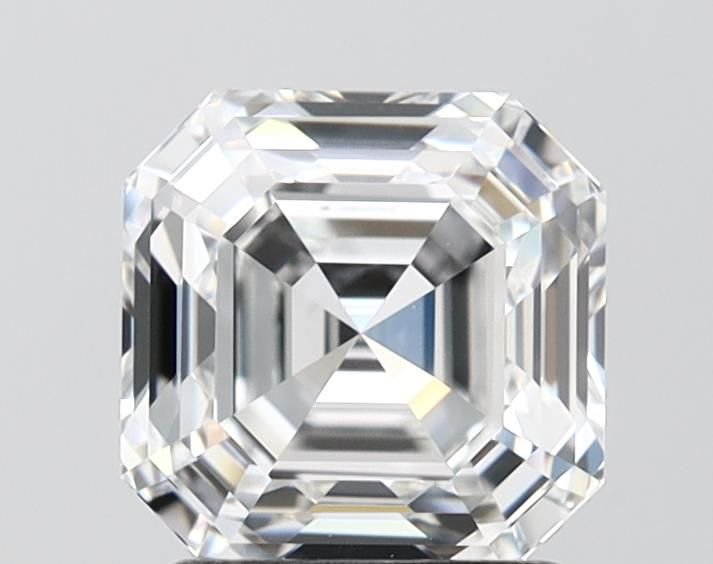 2.22ct E VVS2 Rare Carat Ideal Cut Asscher Lab Grown Diamond