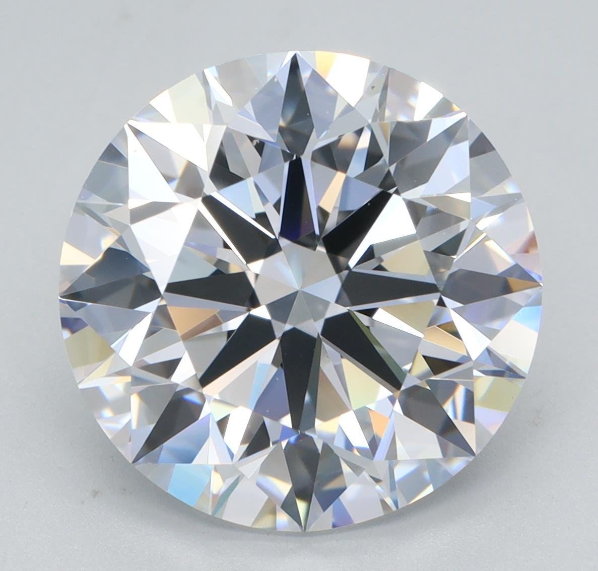 5.24ct D VVS2 Rare Carat Ideal Cut Round Lab Grown Diamond