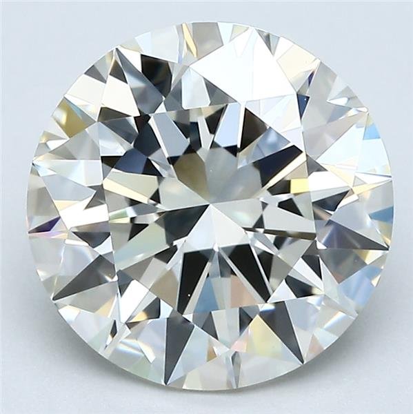 4.03ct J VS1 Rare Carat Ideal Cut Round Diamond