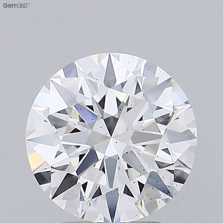 2.55ct E SI1 Rare Carat Ideal Cut Round Lab Grown Diamond