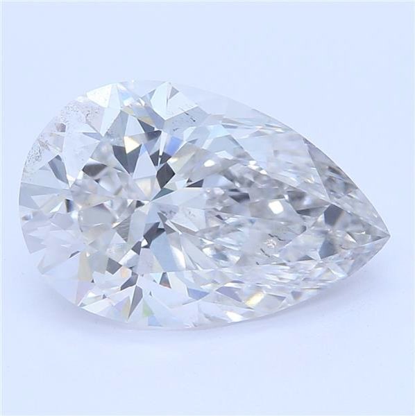 1.75ct F SI1 Rare Carat Ideal Cut Pear Lab Grown Diamond