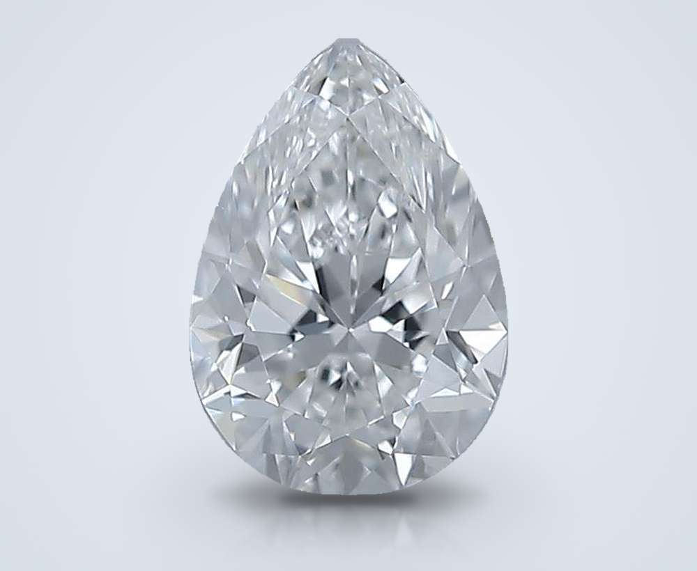 0.60 Carat Pear Natural Diamond