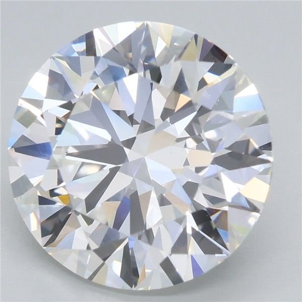4.07ct F VVS2 Rare Carat Ideal Cut Round Lab Grown Diamond