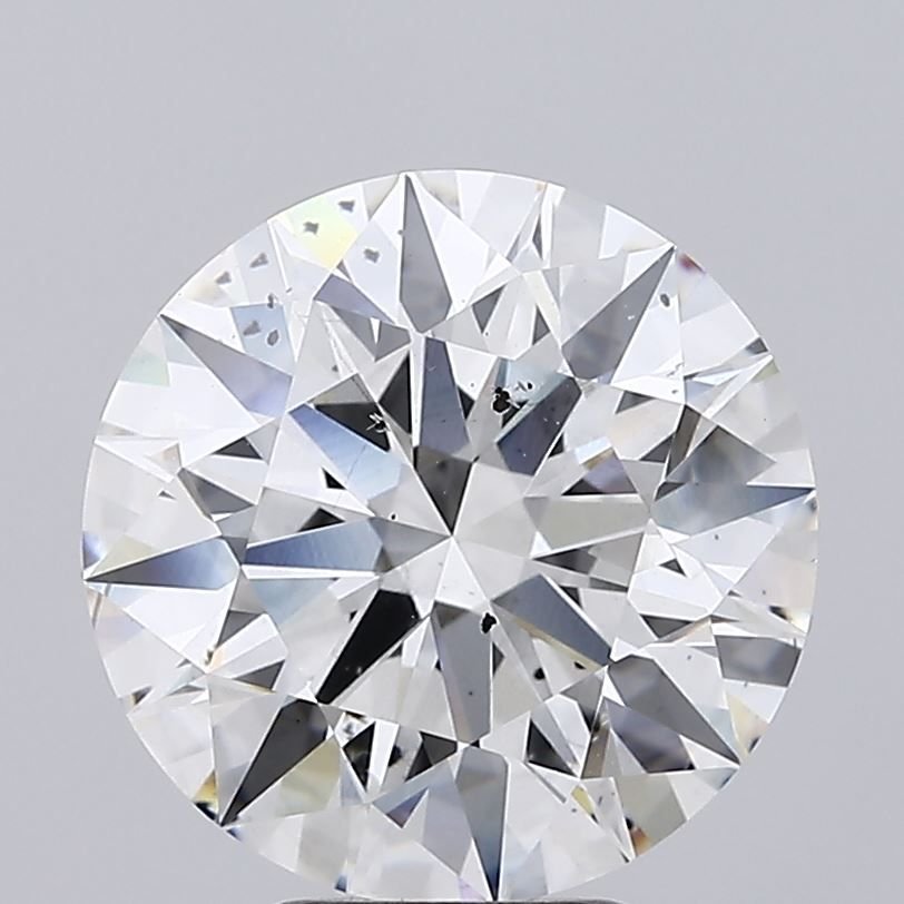 5.22ct F SI1 Rare Carat Ideal Cut Round Lab Grown Diamond