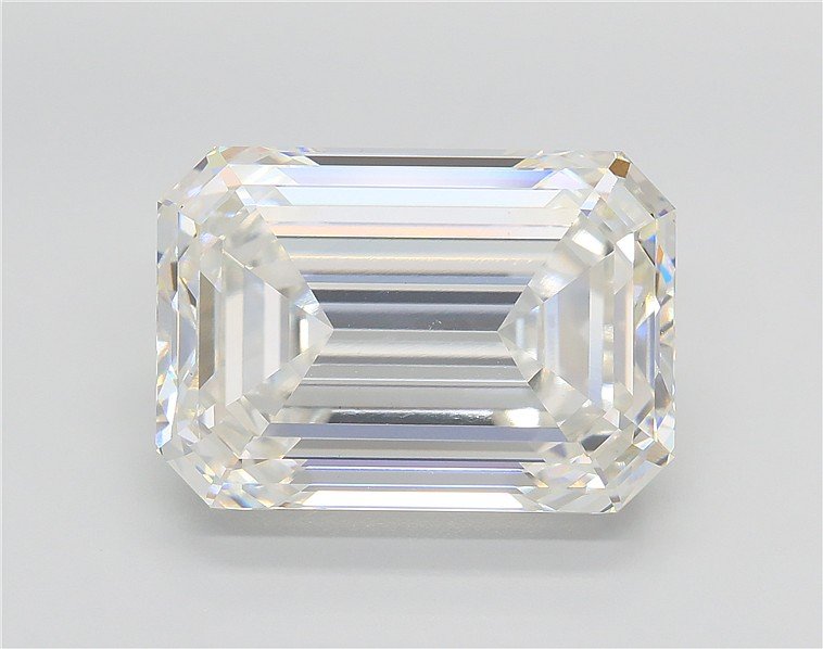 11.03ct G VS1 Rare Carat Ideal Cut Emerald Lab Grown Diamond