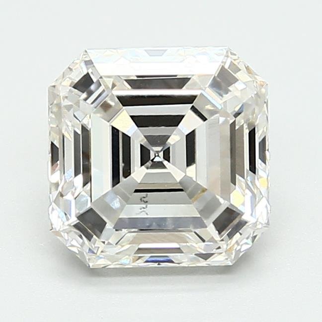 2.52ct G VS2 Rare Carat Ideal Cut Asscher Lab Grown Diamond