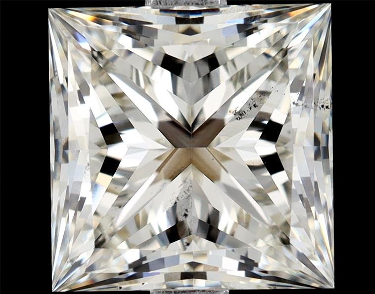 3.21ct I SI1 Rare Carat Ideal Cut Princess Lab Grown Diamond