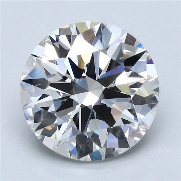 3.70ct H VS1 Rare Carat Ideal Cut Round Diamond