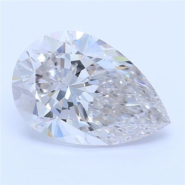 0.77ct G VVS2 Rare Carat Ideal Cut Pear Lab Grown Diamond